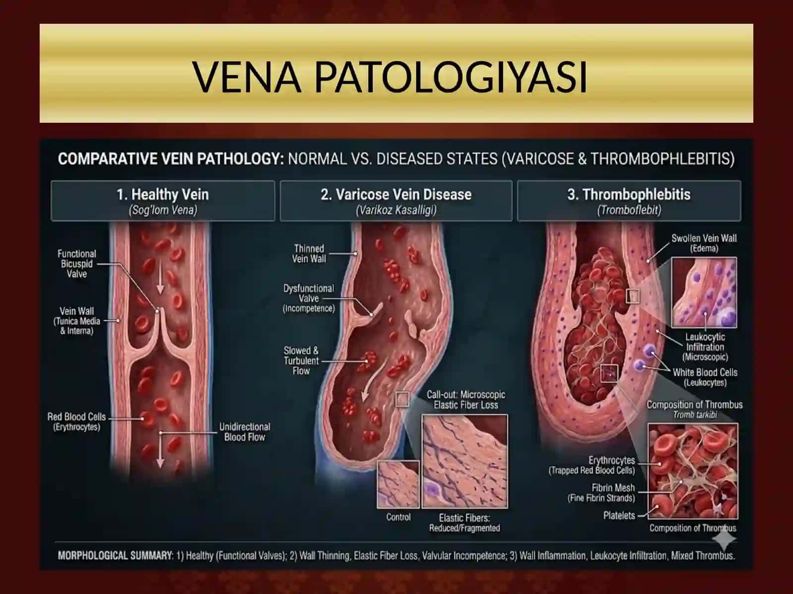 VENA VA LIMFA TOMIRLARI PATOLOGIYASI TOMIRLARGA ARALASHISHDAGI PATOLOGIYA (INTERVENSII) PREZENTATSIYA 2