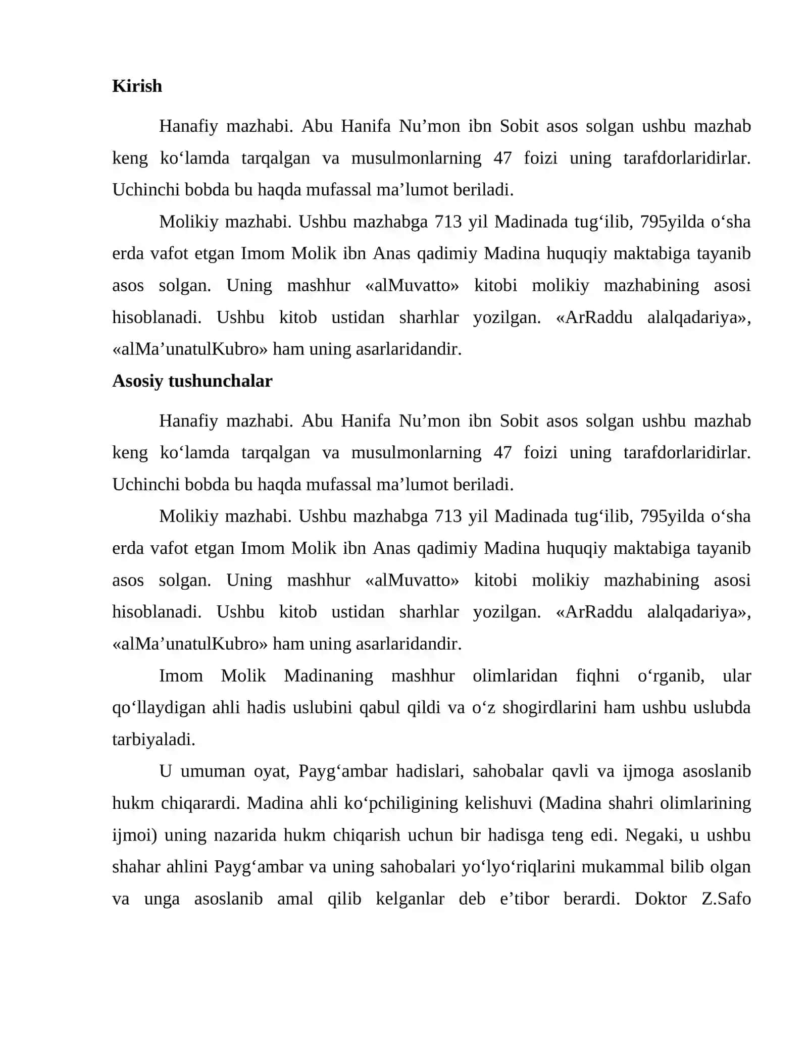 Mazhablarning yuzaga kelishi va ularning xususiyatlari 2