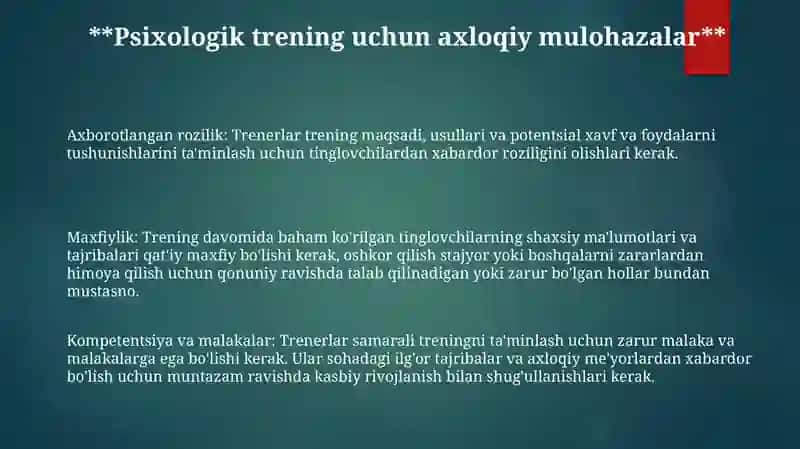 Psixologik Trenerga Qoyiladigan Etik Talablar 2
