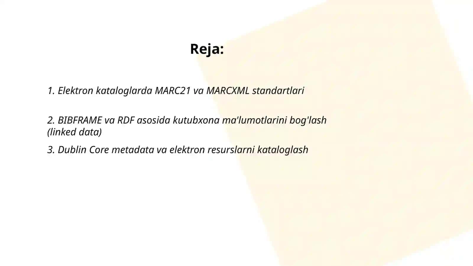 Elektron kataloglashtirish texnologiyalari va avtomatlashtirilgan axborot-qidiruv tizimlari 2