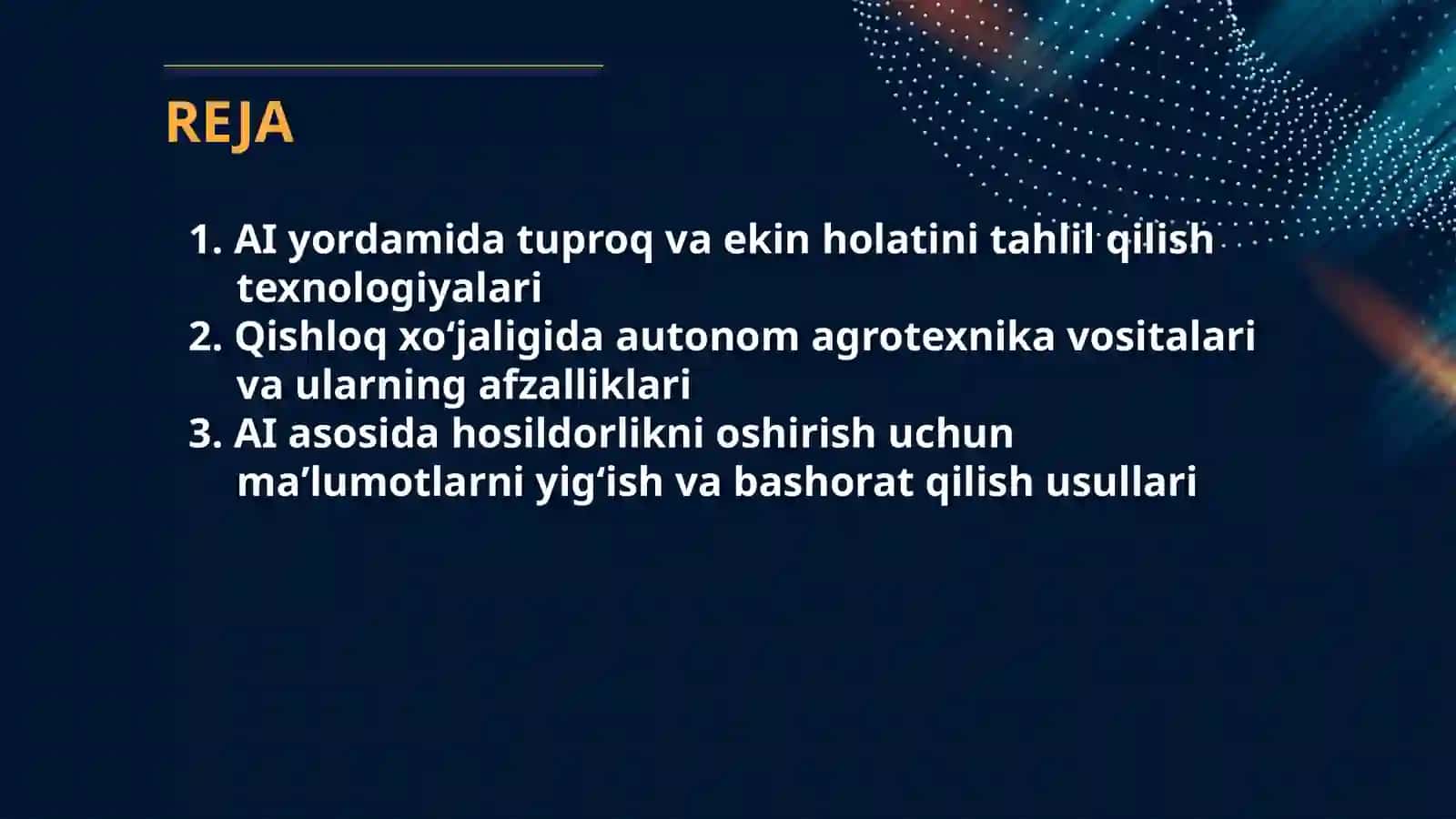 Qishloq xo‘jaligida autonom agrotexnika vositalari 2