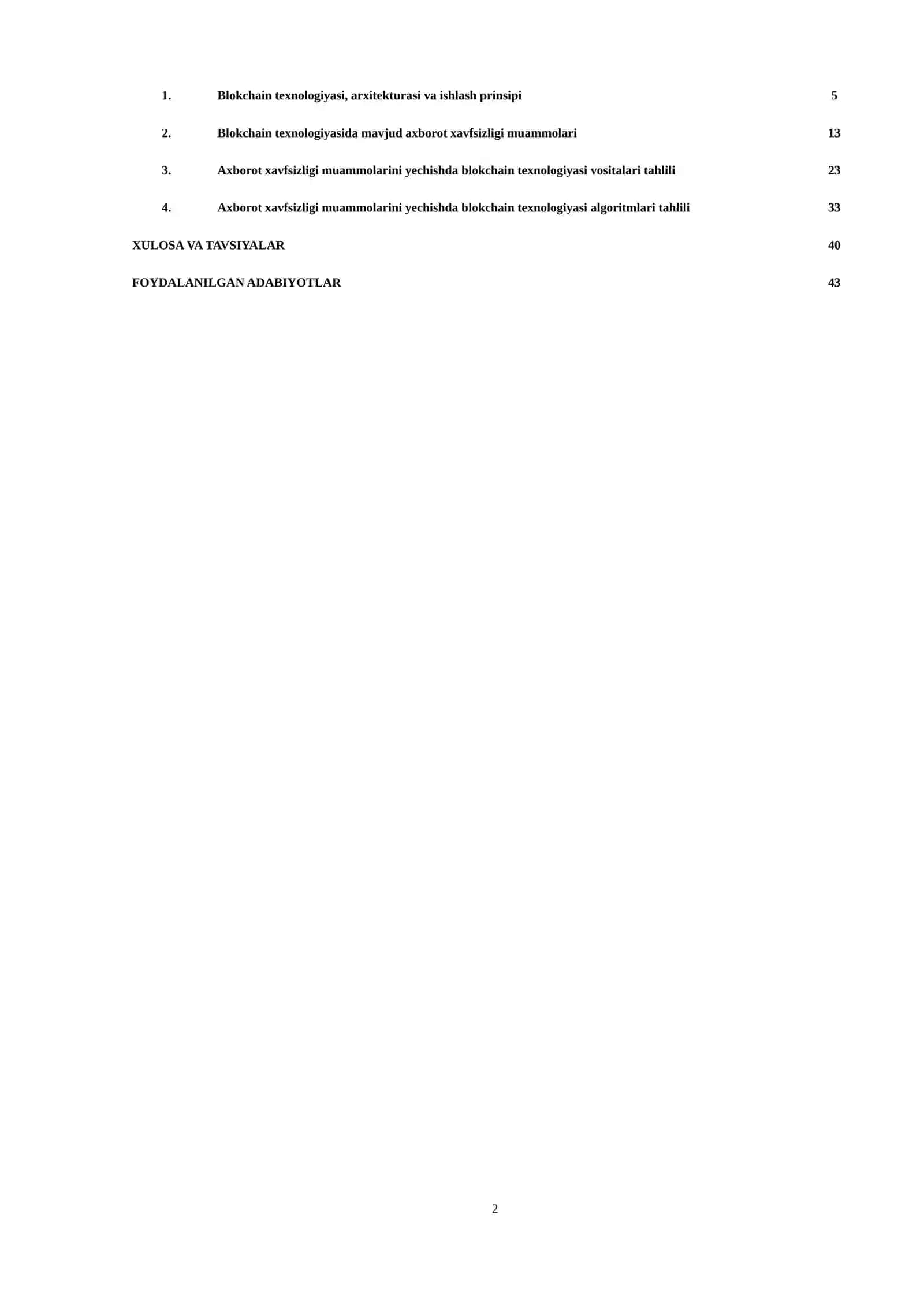 Blokcheyn texnologiyasi 2