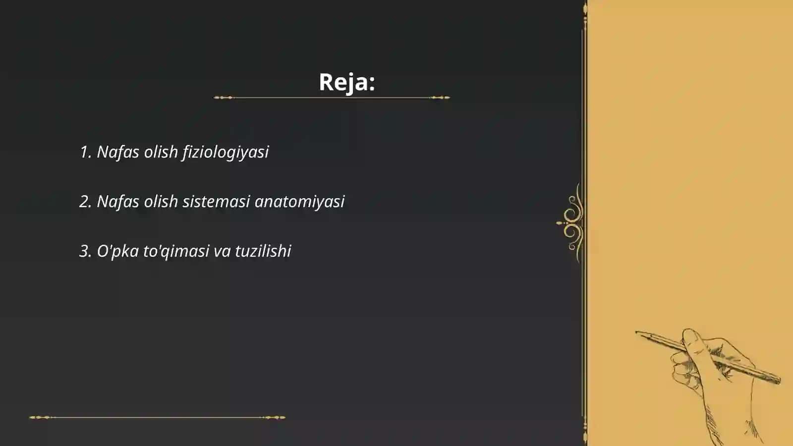 Nafas olish sistemasi va kasalliklari 2