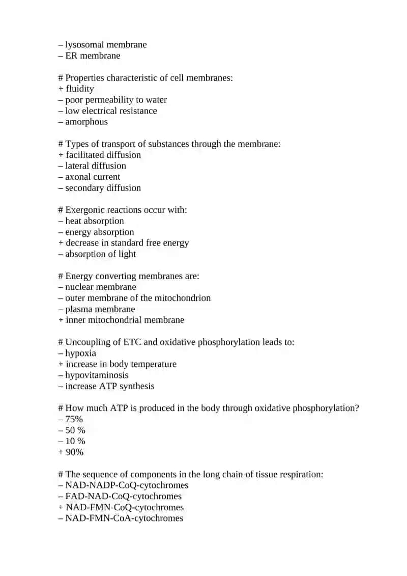Anabolism and Catabolism Study Guide 2