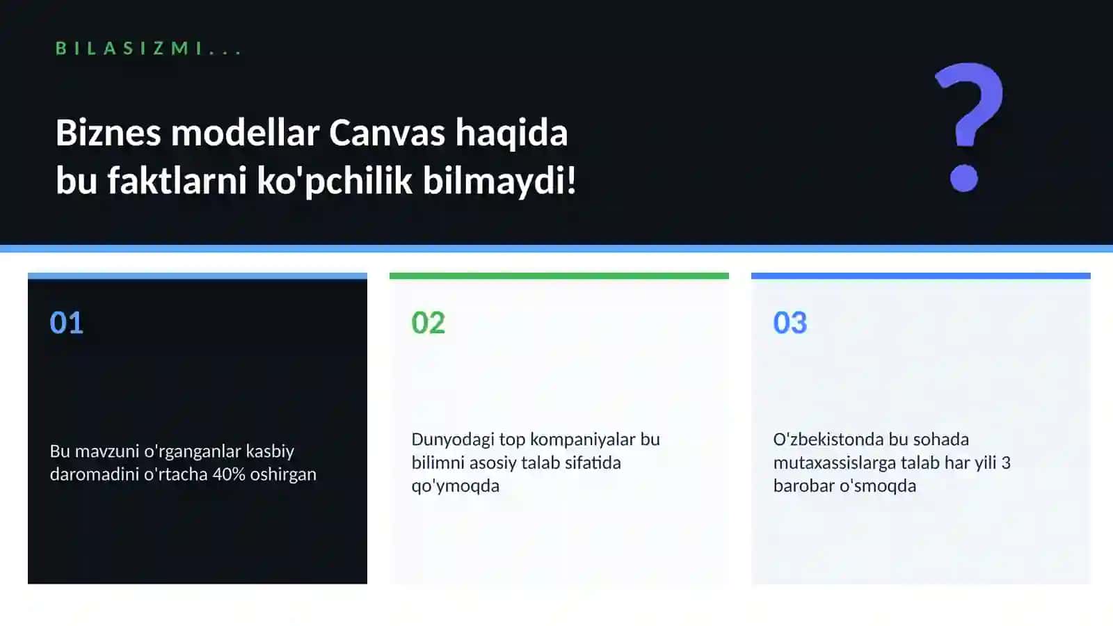 Biznes modellar Canvas 2