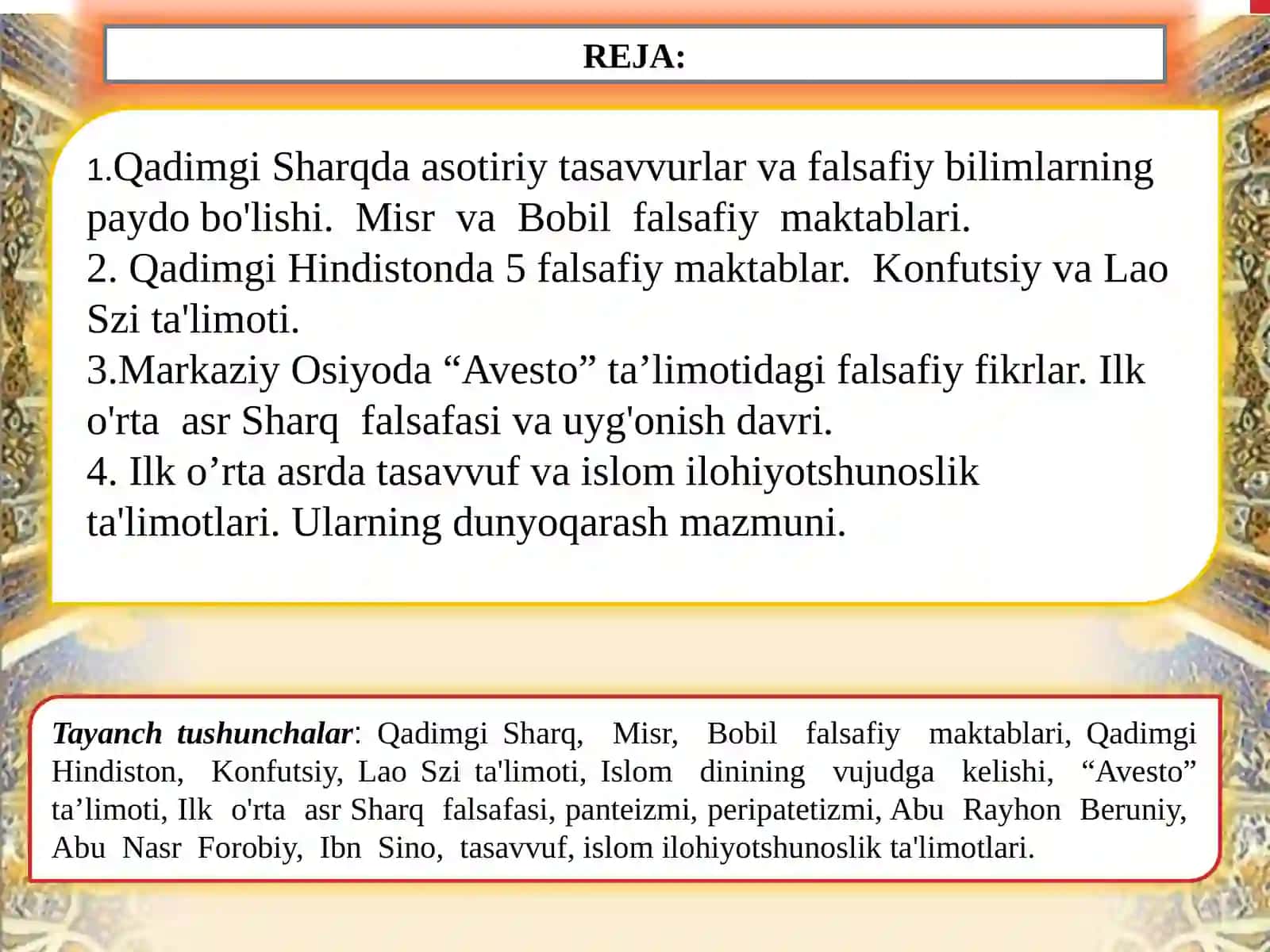 Falsafiy tafakkur taraqqiyoti bosqichlari: Sharq falsafasichi: Falsafa fanlari doktori 2