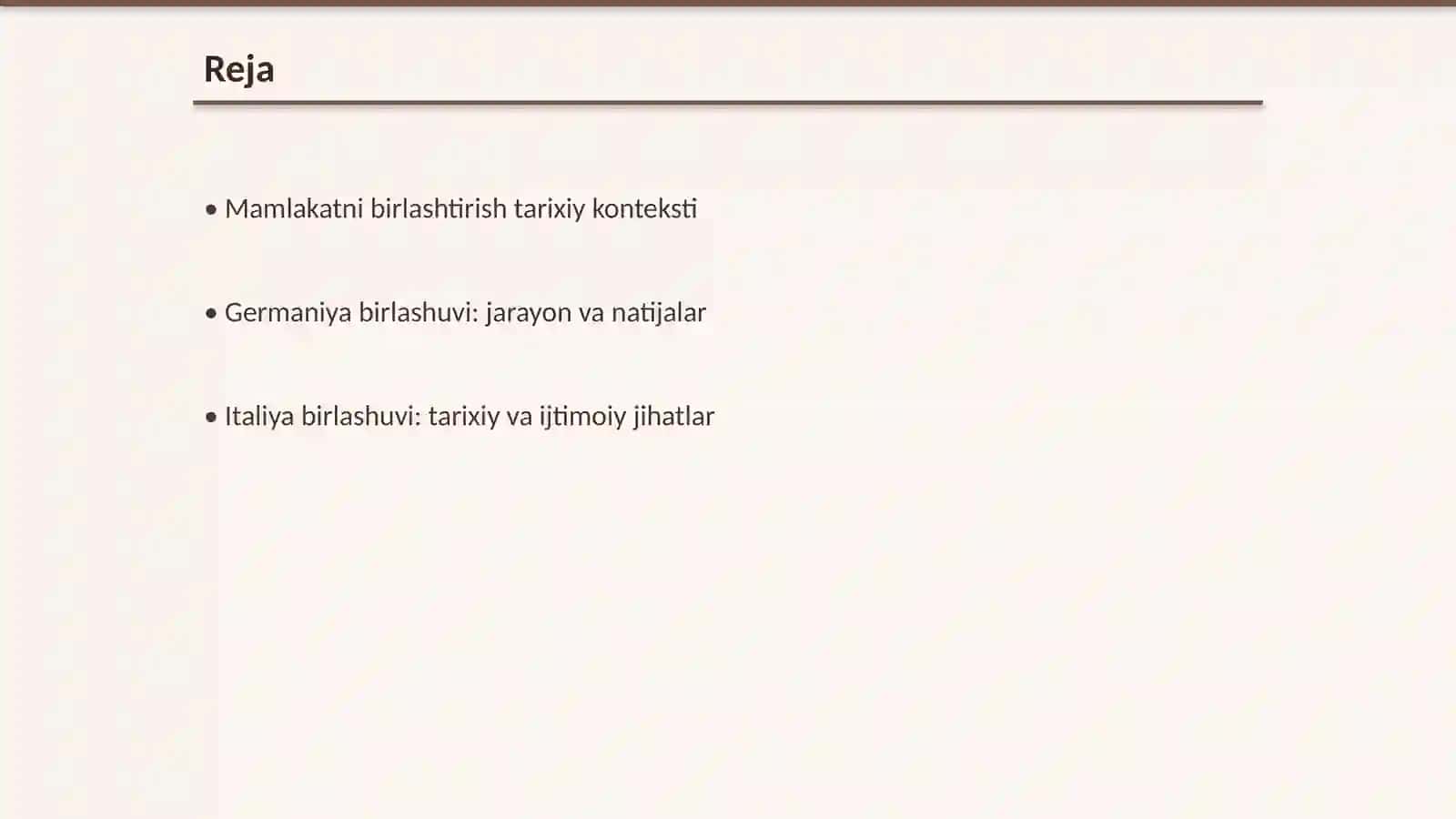 Mamlakatni birlashtirish uchun kurash 2