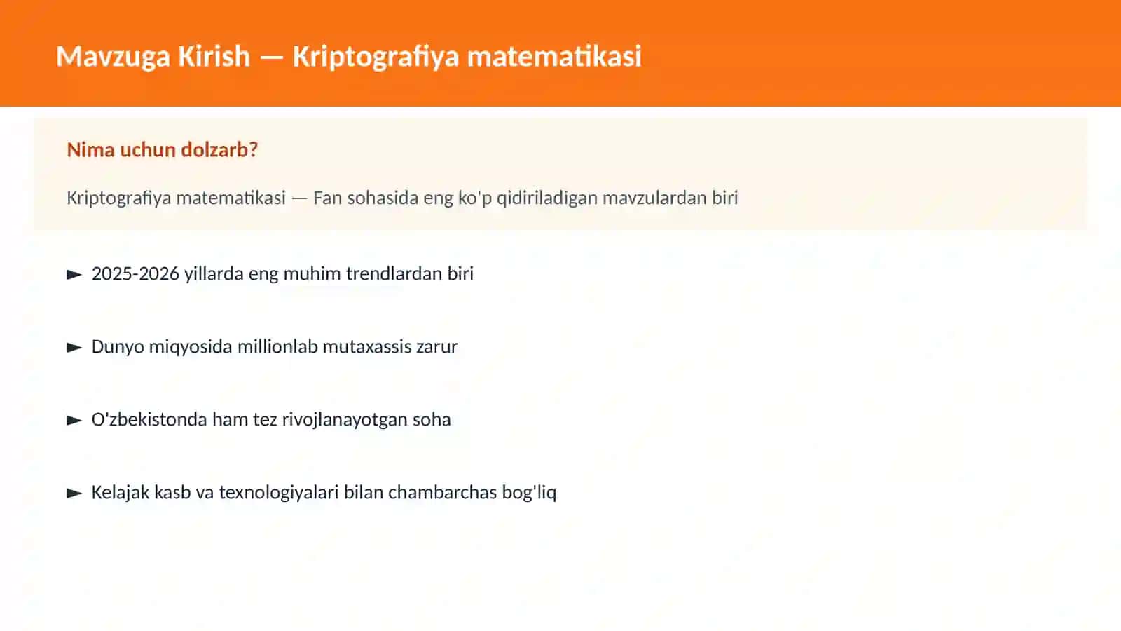 Kriptografiya matematikasi 2