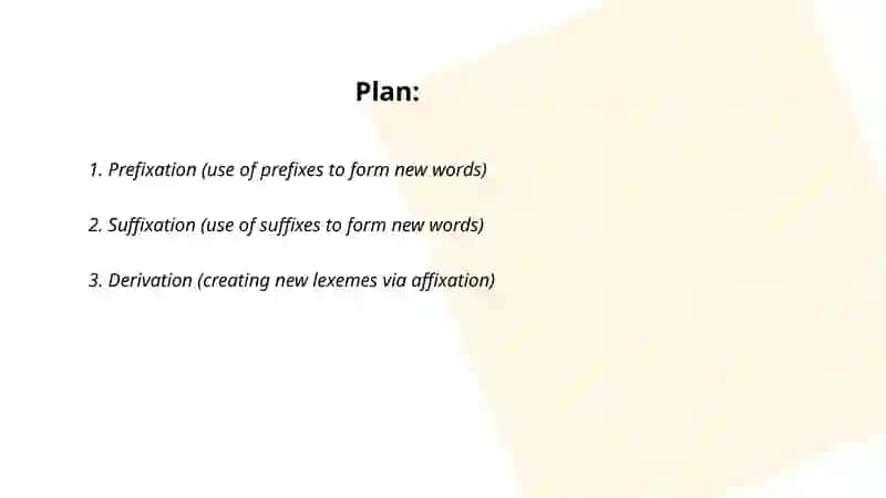 Word-formation processes 2