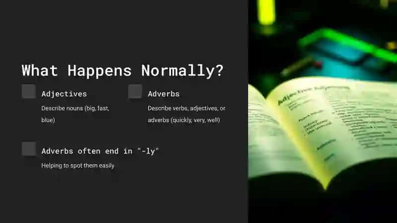 Adjectives as Adverbs 2