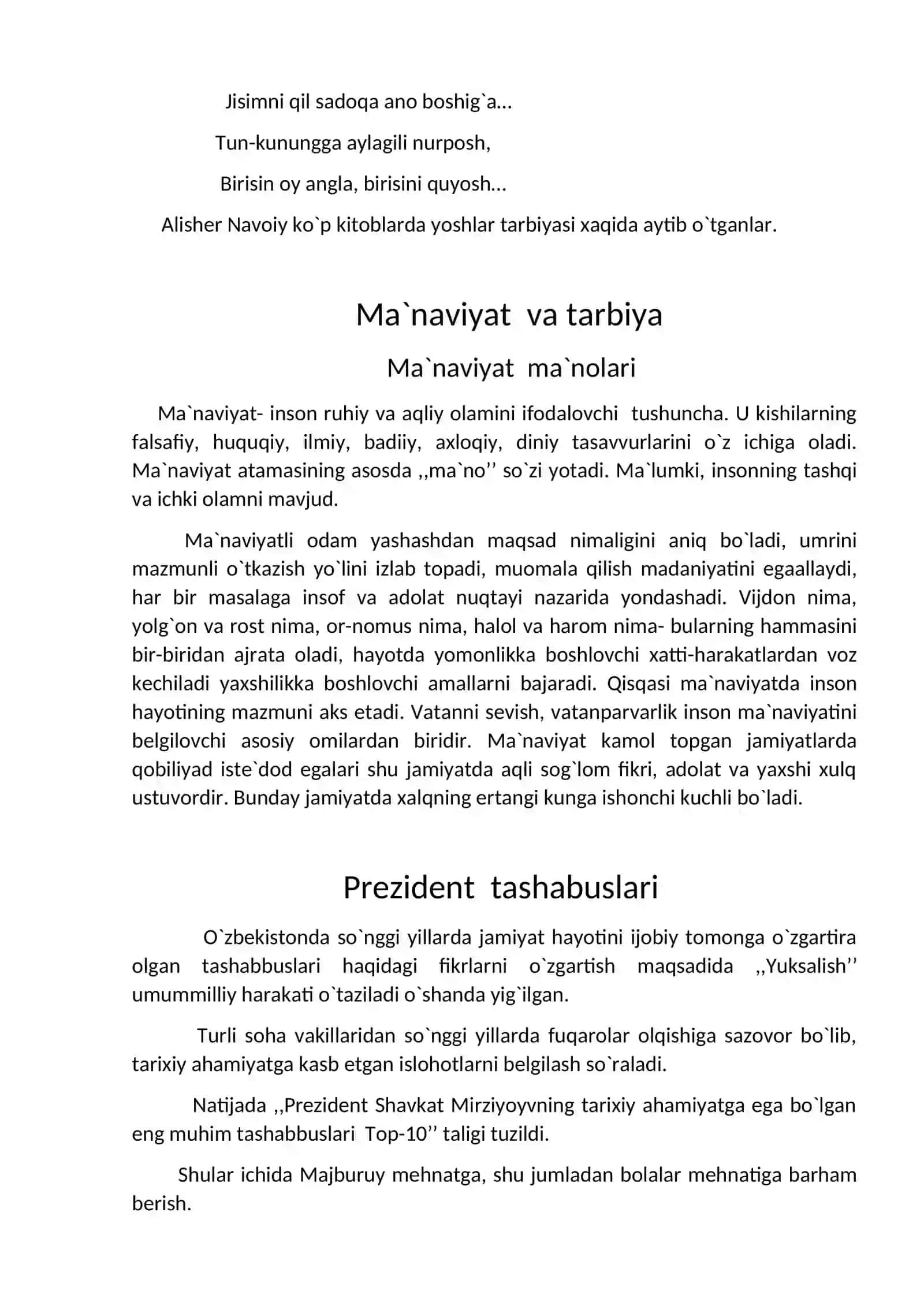 Yoshlar tarbiyasi tarixda nima bo`lgan 2