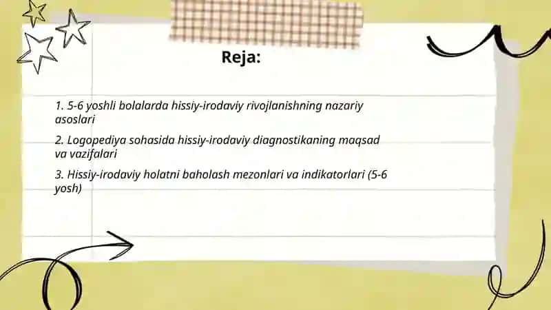 5-6 yoshli bolalarning hissiy-irodaviy rivojlanishini tekshirish 2
