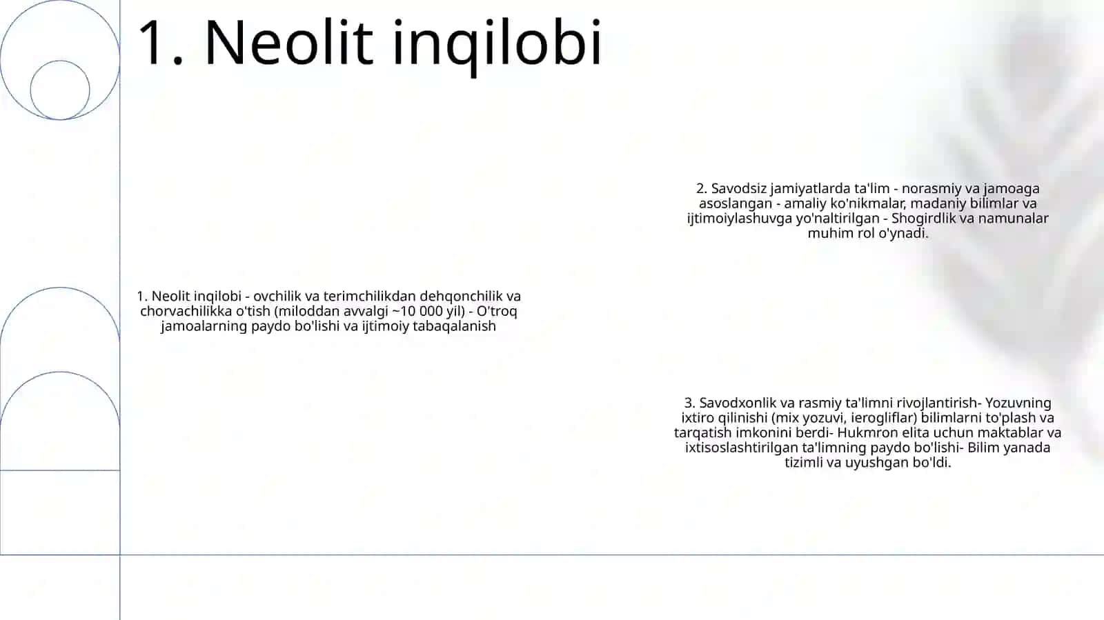Insoniyat Tarixida Tarbiya Va Ta’Limning Rivojlanish Bosqichlari 2