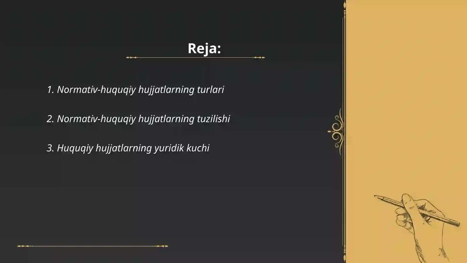 Normativ huquqiy hujjat 2