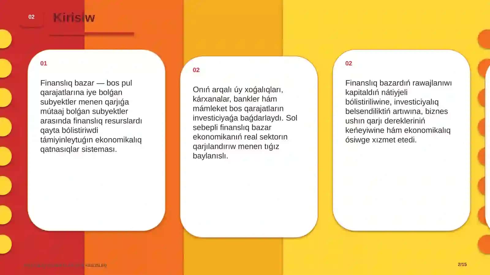 FINANSLIQ SISTEMALAR HÁM KRIZISLER 2