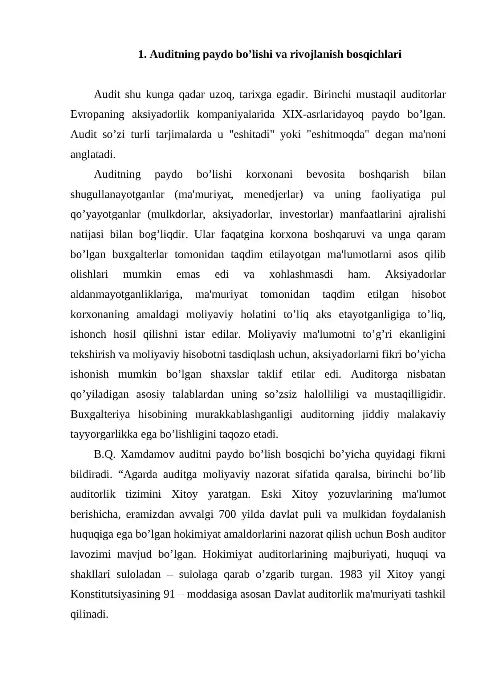 Auditning mohiyаti, ahamiyаti va uni tartibga solish 2