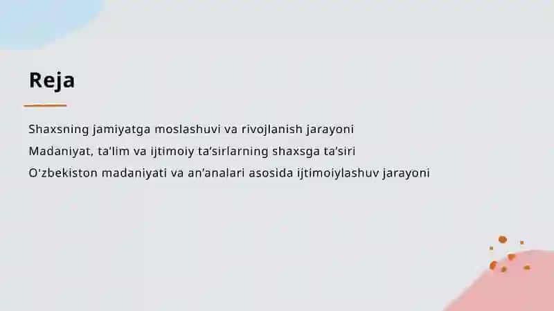 Shaxs ijtimoiylashuvi 2