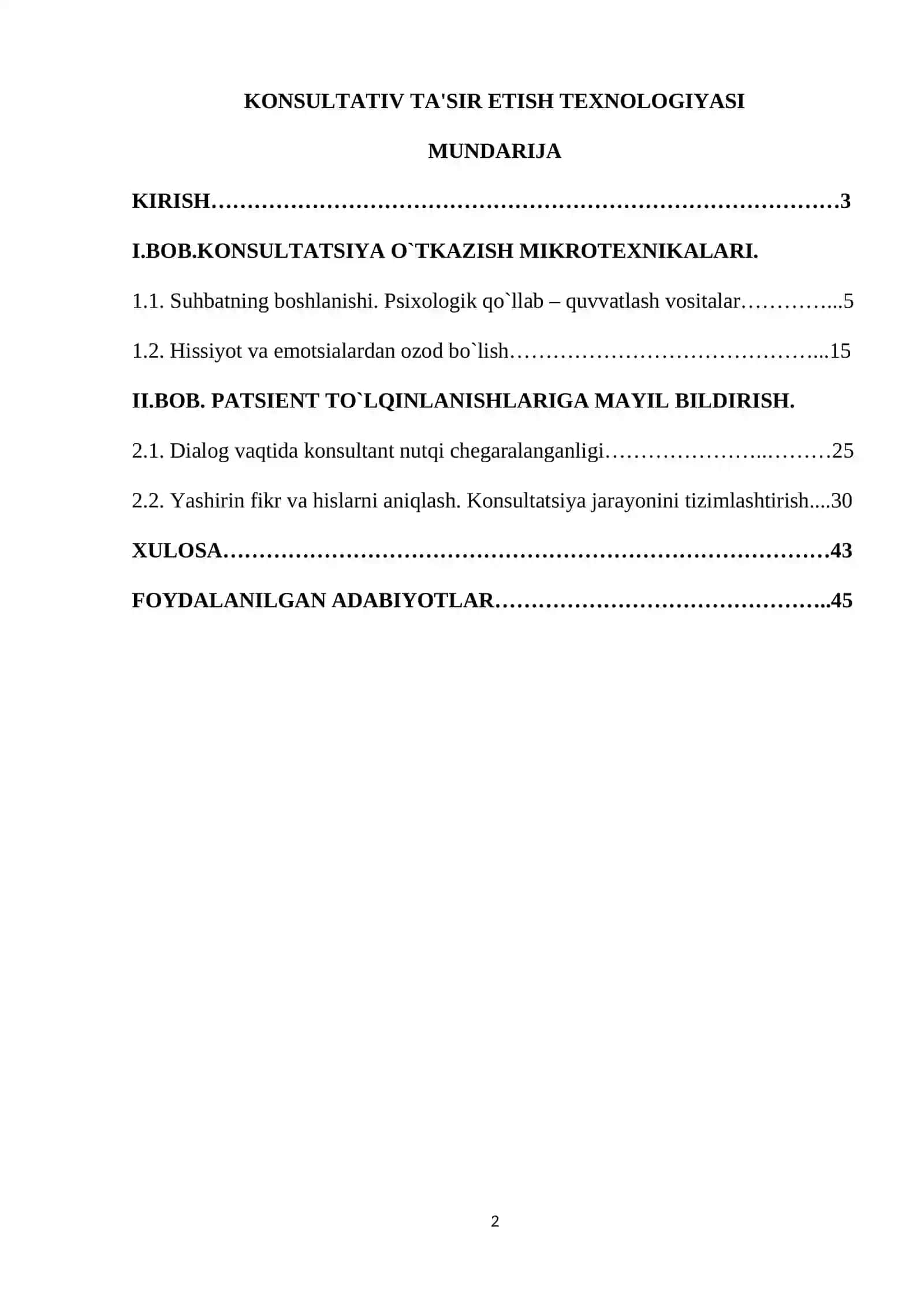 KONSULTATIV TA'SIR ETISH TEXNOLOGIYASI 2