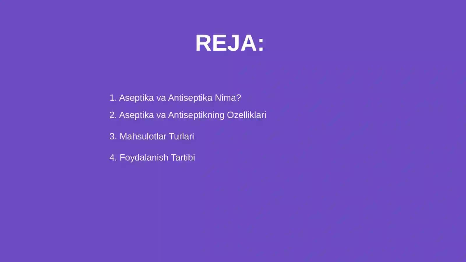 Aseptika va Antiseptika 2