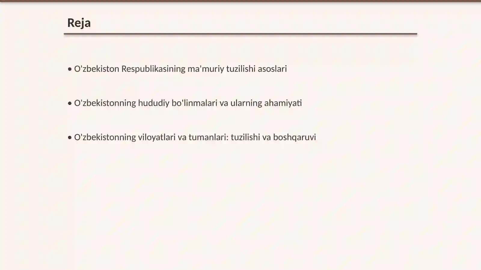 O'zbekiston Respublikasining ma'muriy va hududiy tuzilishi 2