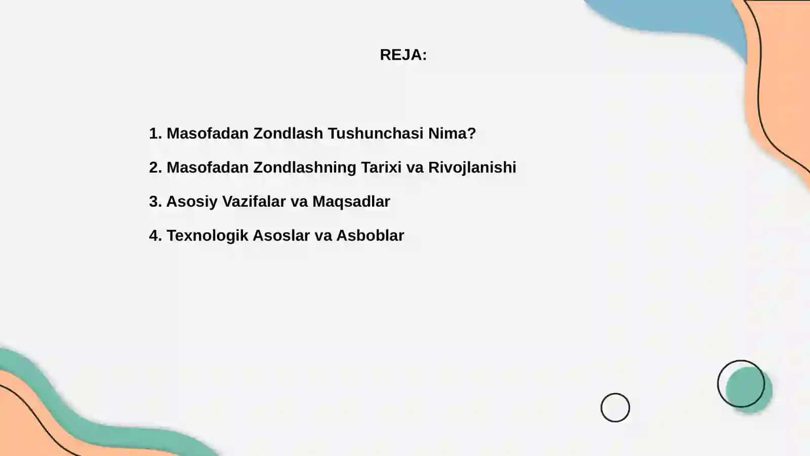 Masofadan zondlash tushinchasi va uning asosiy vasifalari 2