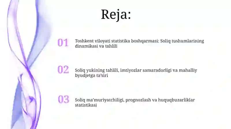 Toshkent viloyati statistika boshqarmasi 2