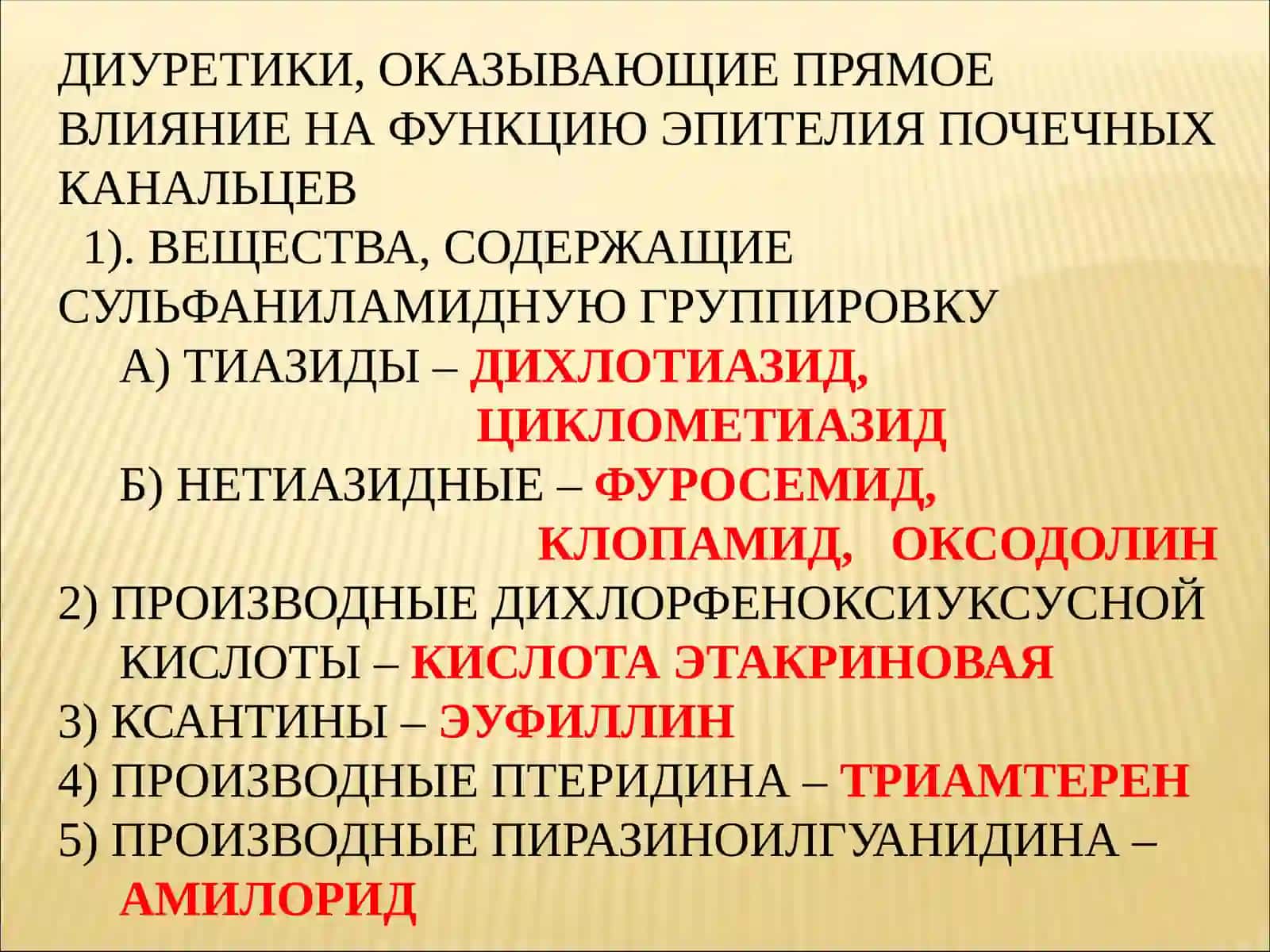 ДИУРЕТИКИ 2