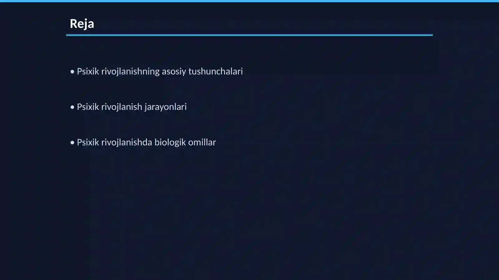 Psixik rivojlanishning umumiy va xususiy qonuniyatlari 2