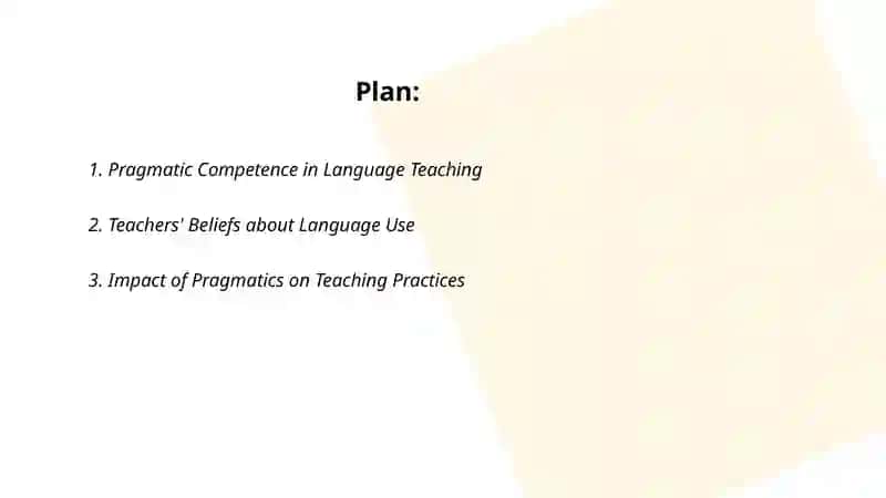 Pragmatic Competence in Language Teaching 2