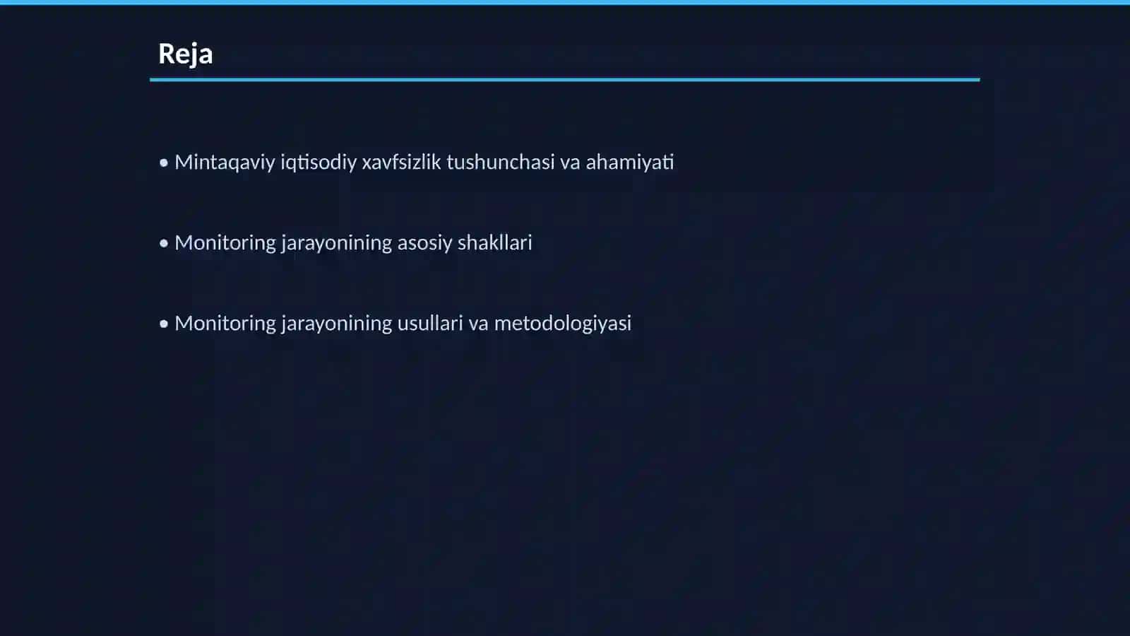 mintaqaviy iqtisodiy xavfsizlik holatini monitoring qilishning asosiy shakl va usullari 2