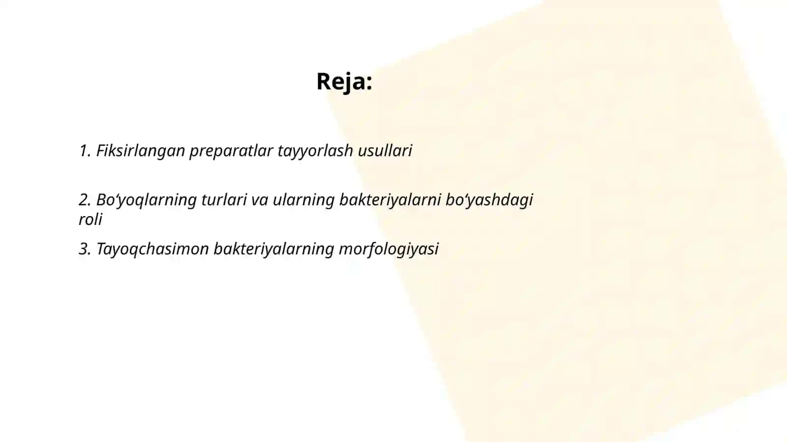 Tayoqchasimon bakteriyalar va spiroxetalar 2