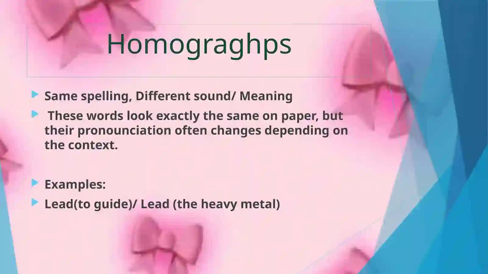 Homonyms 2