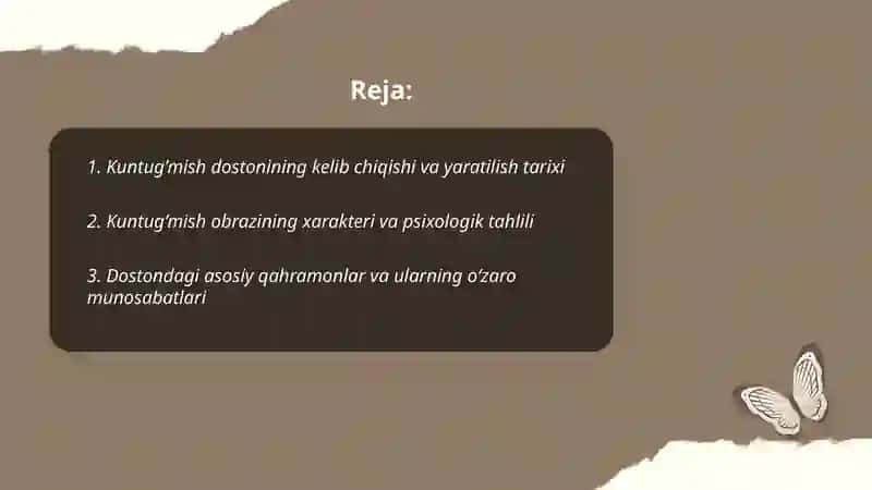 Kuntug’mish dostoni 2