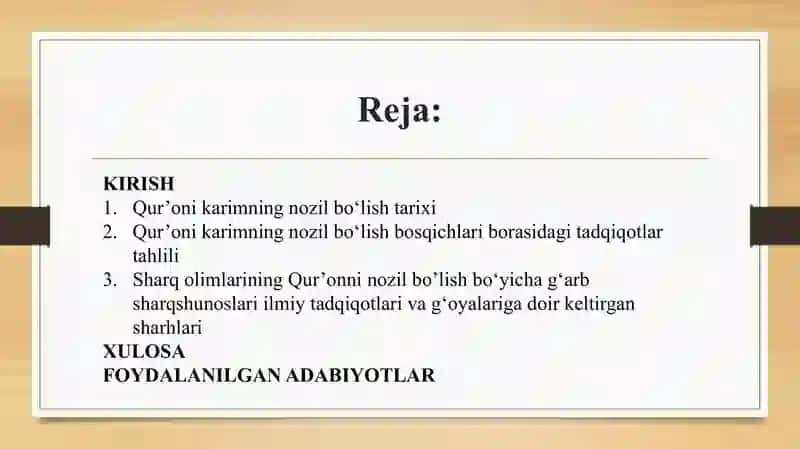 Qur’oni Karimning Nozil bo‘lish Bosqichlari Borasidagi Tadqiqotlar Tahlili 2