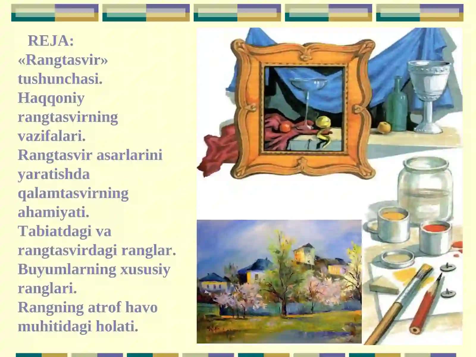 Rang tasvir haqida tushuncha 2