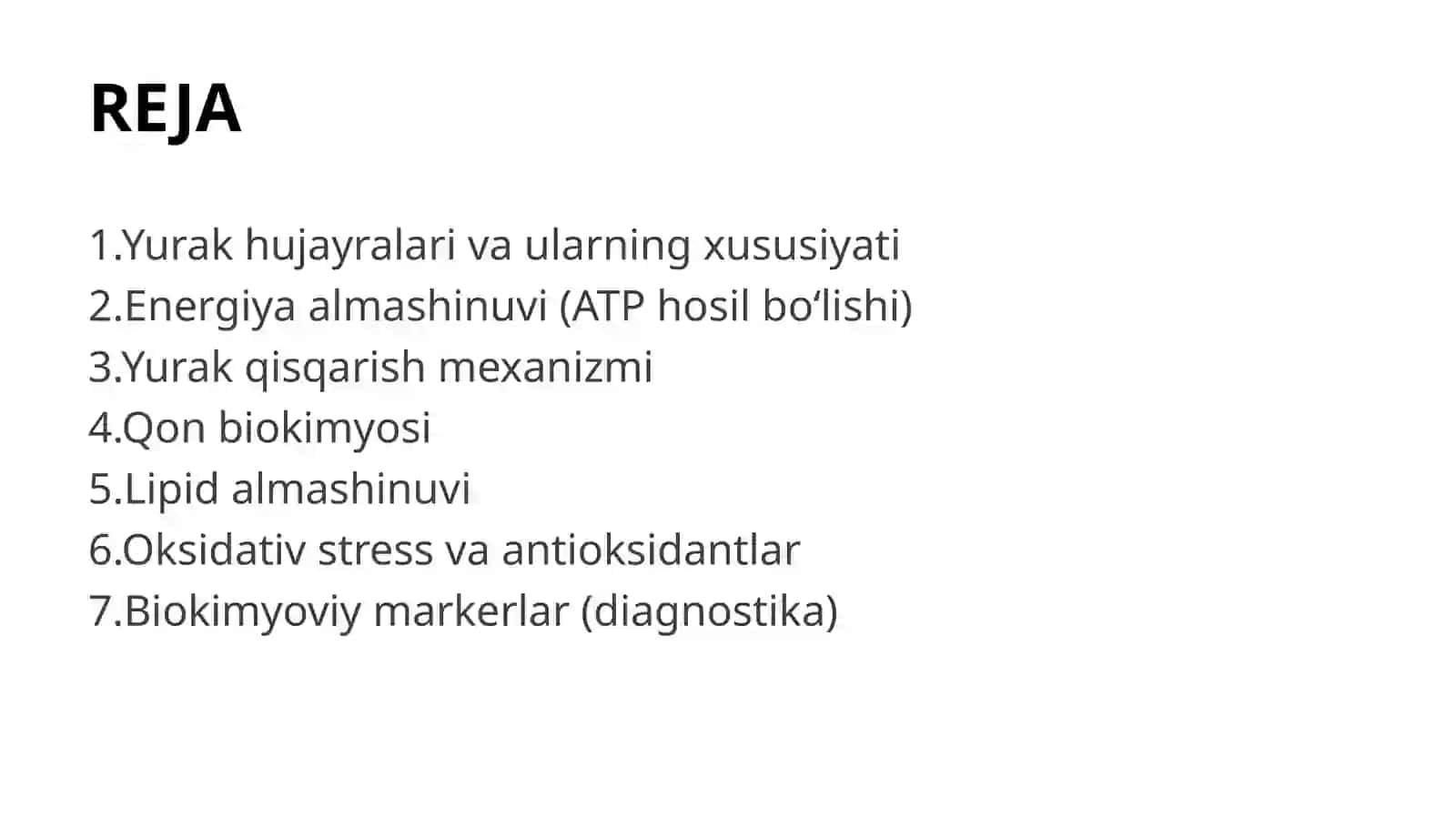 yurak qon tomir biokimyosi 2