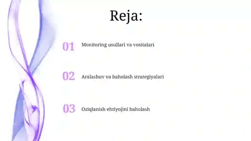 Oziqlanish ehtiyojini baholash 2