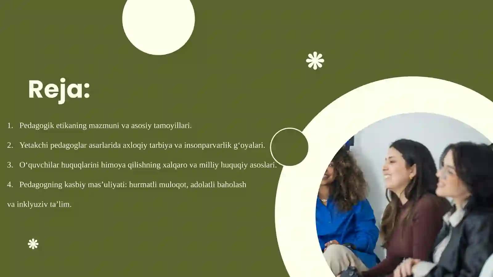 PEDAGOGIK ETIKA VA O‘QUVCHILAR  HUQUQLARINI HIMOYA QILISH 2