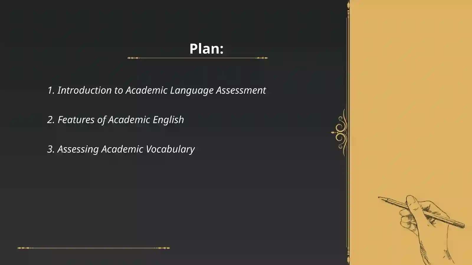 Academic Language Assessment 2