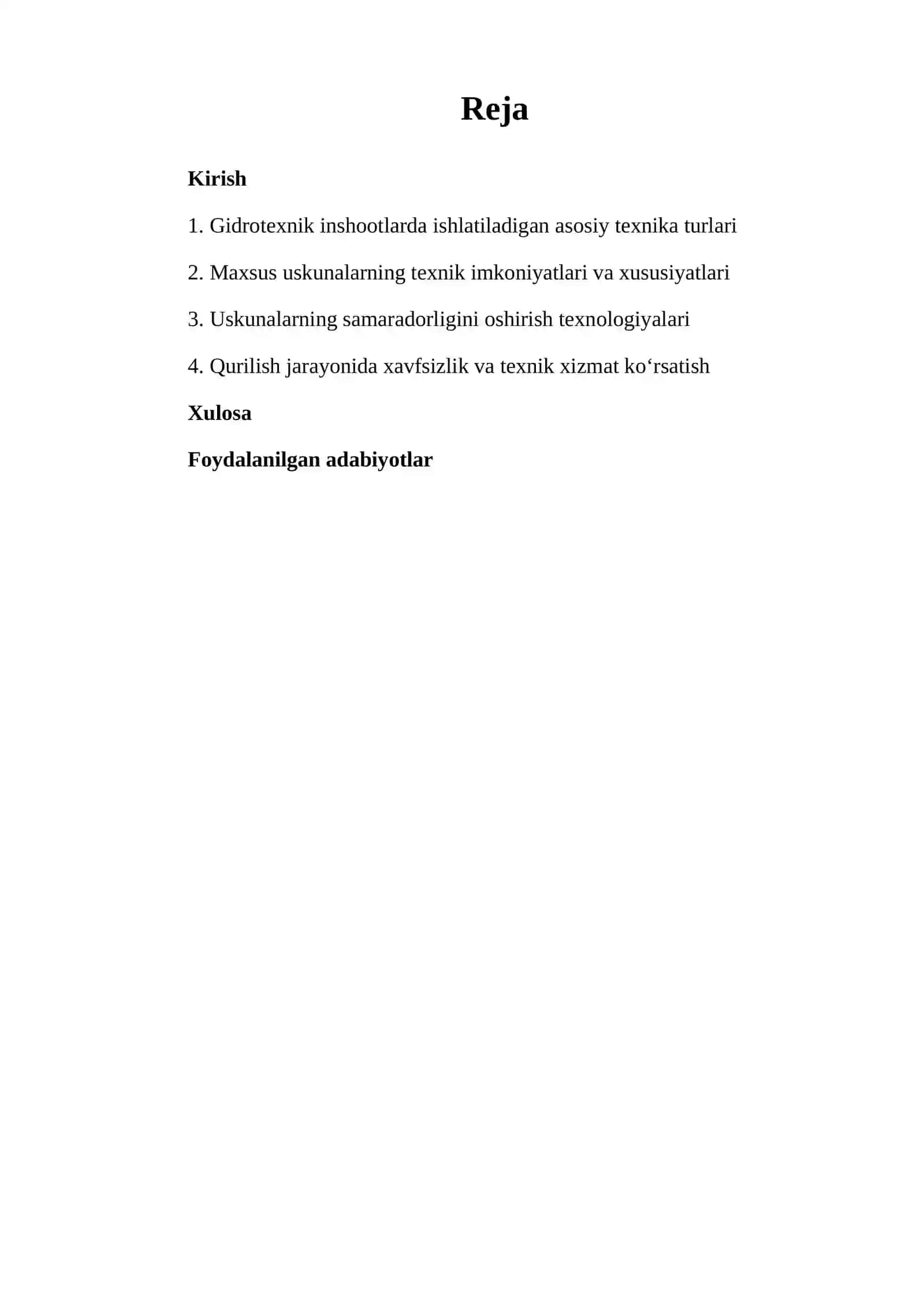 Gidrotexnik inshootlar qurilishida qo‘llaniladigan maxsus uskunalar 2