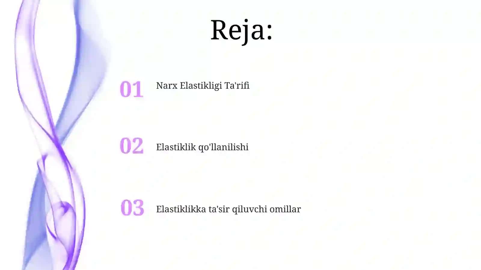 Narx Elastikligi Ta'rifi 2