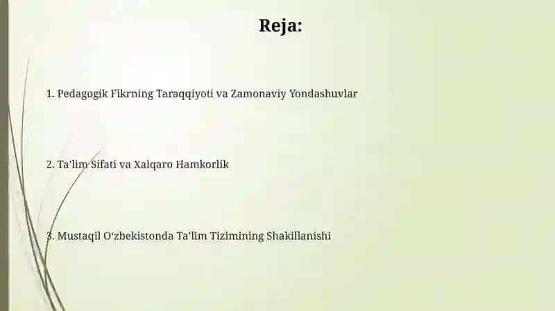 Pedagogik Fikrning Taraqqiyoti va Zamonaviy Yondashuvlar 2
