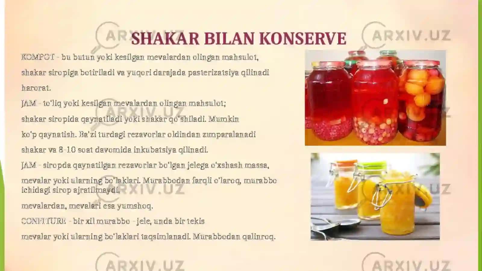 Mevalarni murabbo, povidlo vadjemolish uchun qayta ishlash 2