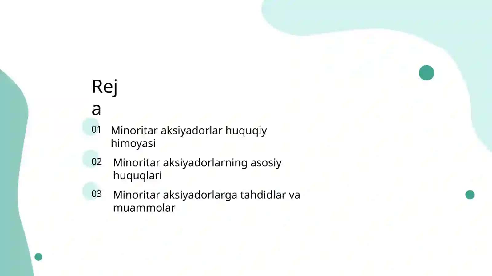 Minoritar aksiyadorlarning huquqlari va qonuniy manfaatlari ximoya qilish mexanizmi 2