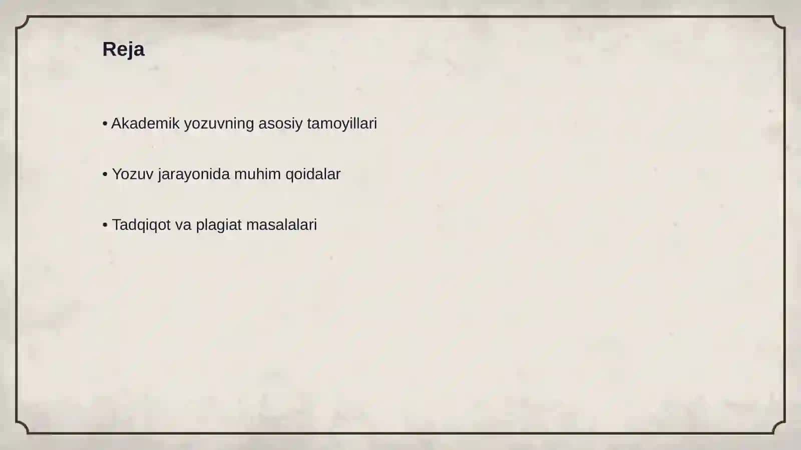 Akademik yozuv madaniyati 2