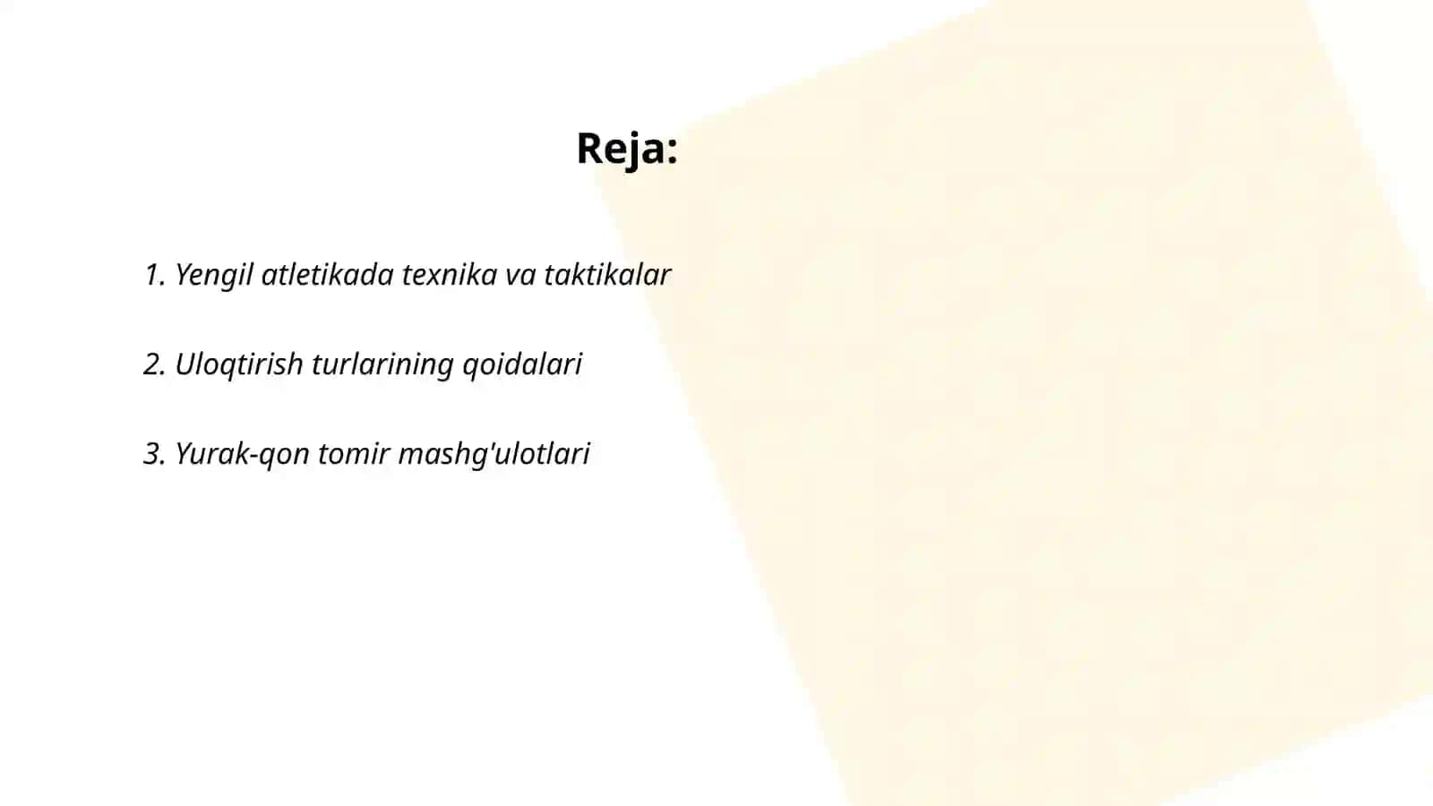 Yengil atletika Uloqtirishlar, Uzunlikka sakrash, Uzoq masofaga yugurish 2