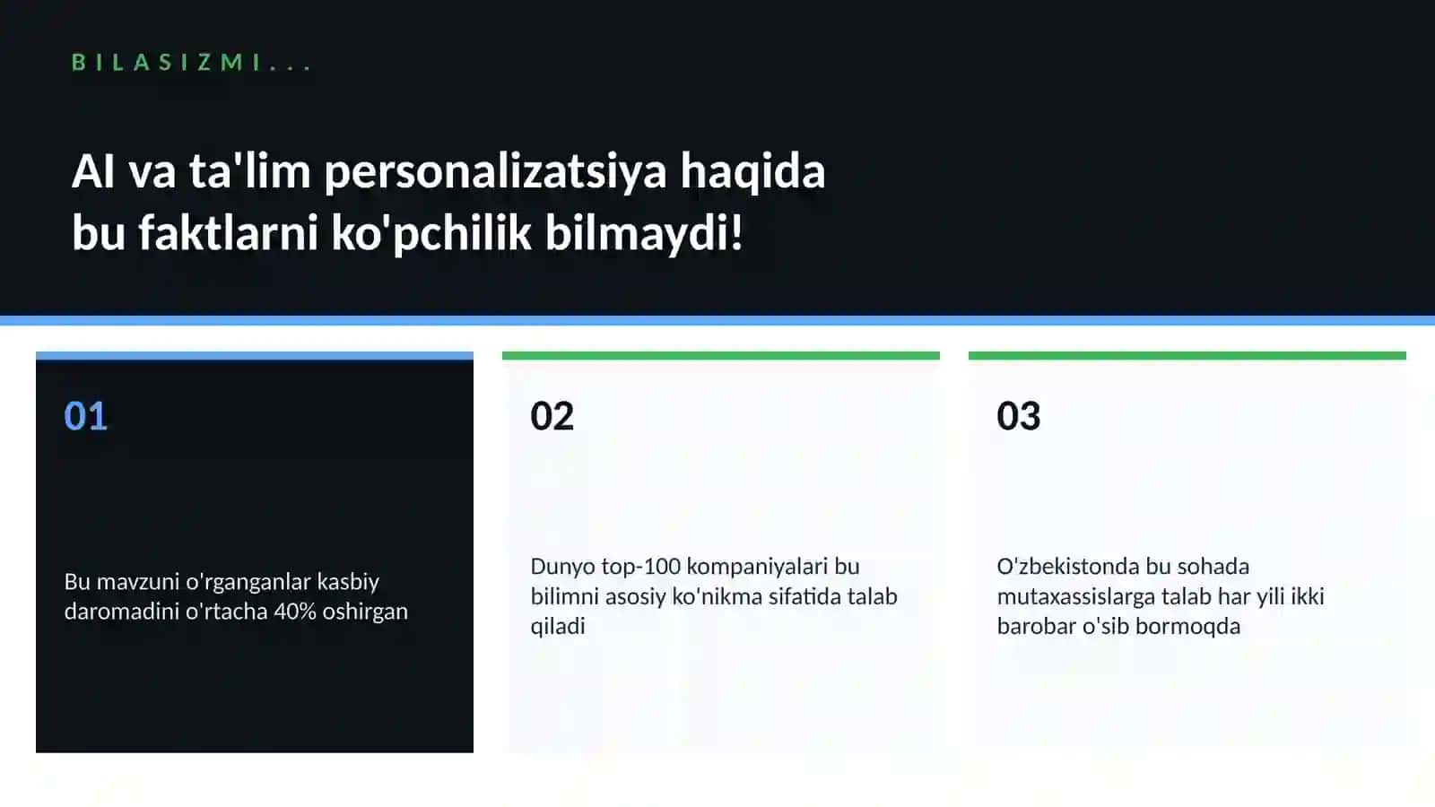 SUN'IY INTELLEKT ASOSLARI AI va ta'lim personalizatsiya 2