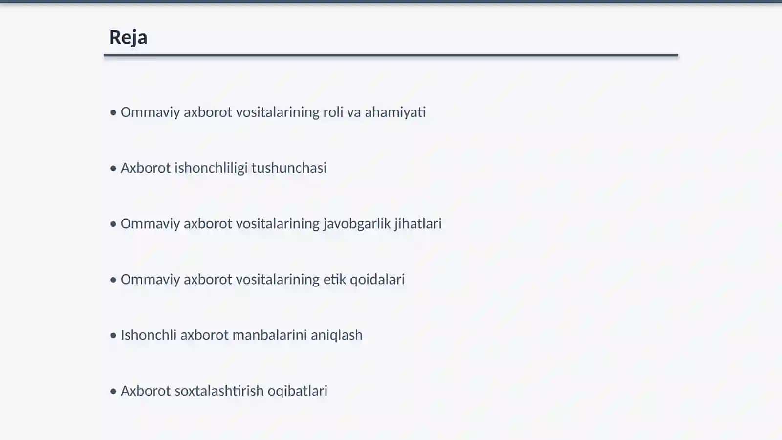 Ommaviy axborot vositalari 2