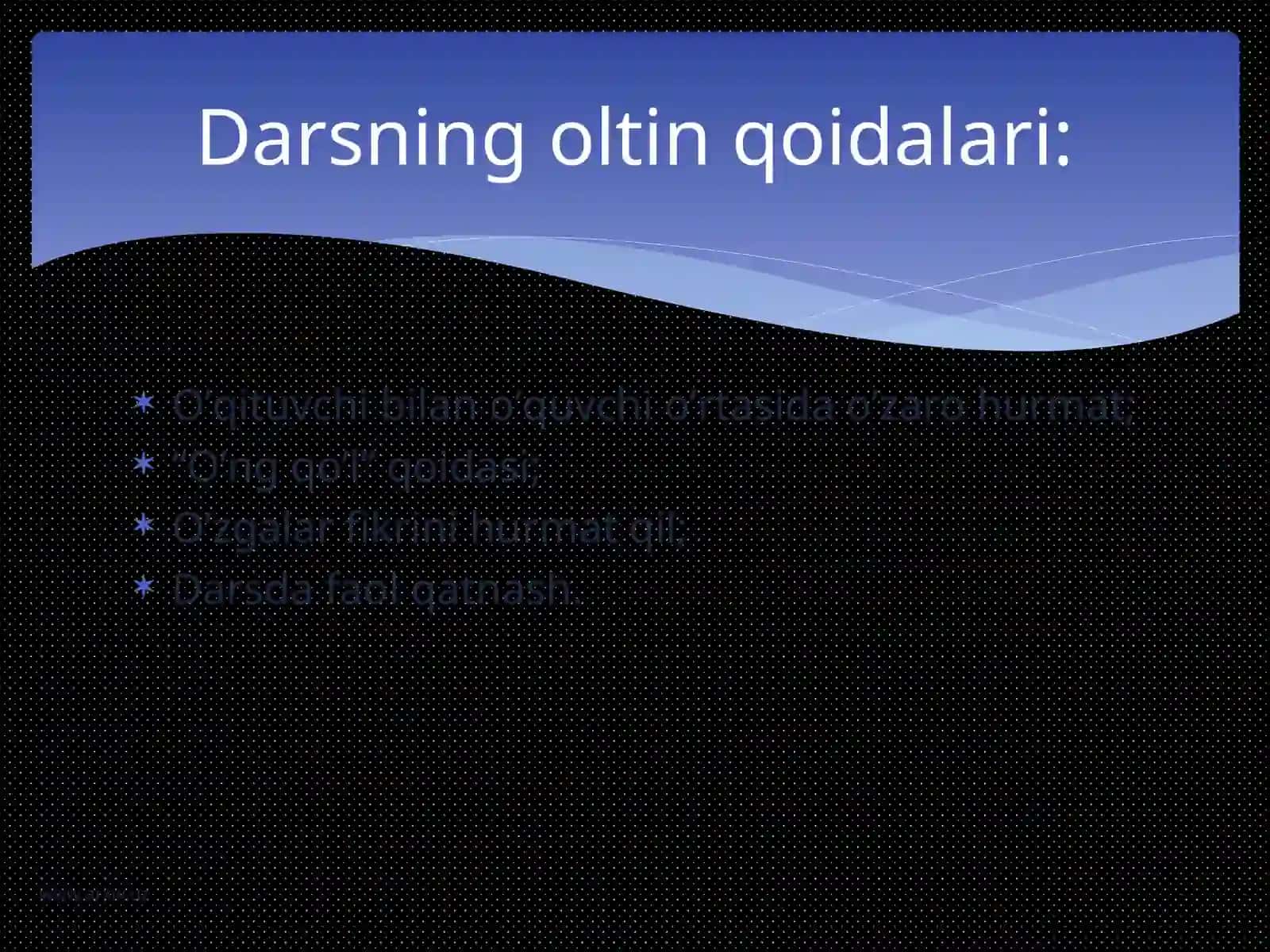 O’zbekiston tarixi Fan: Sinf 8 2