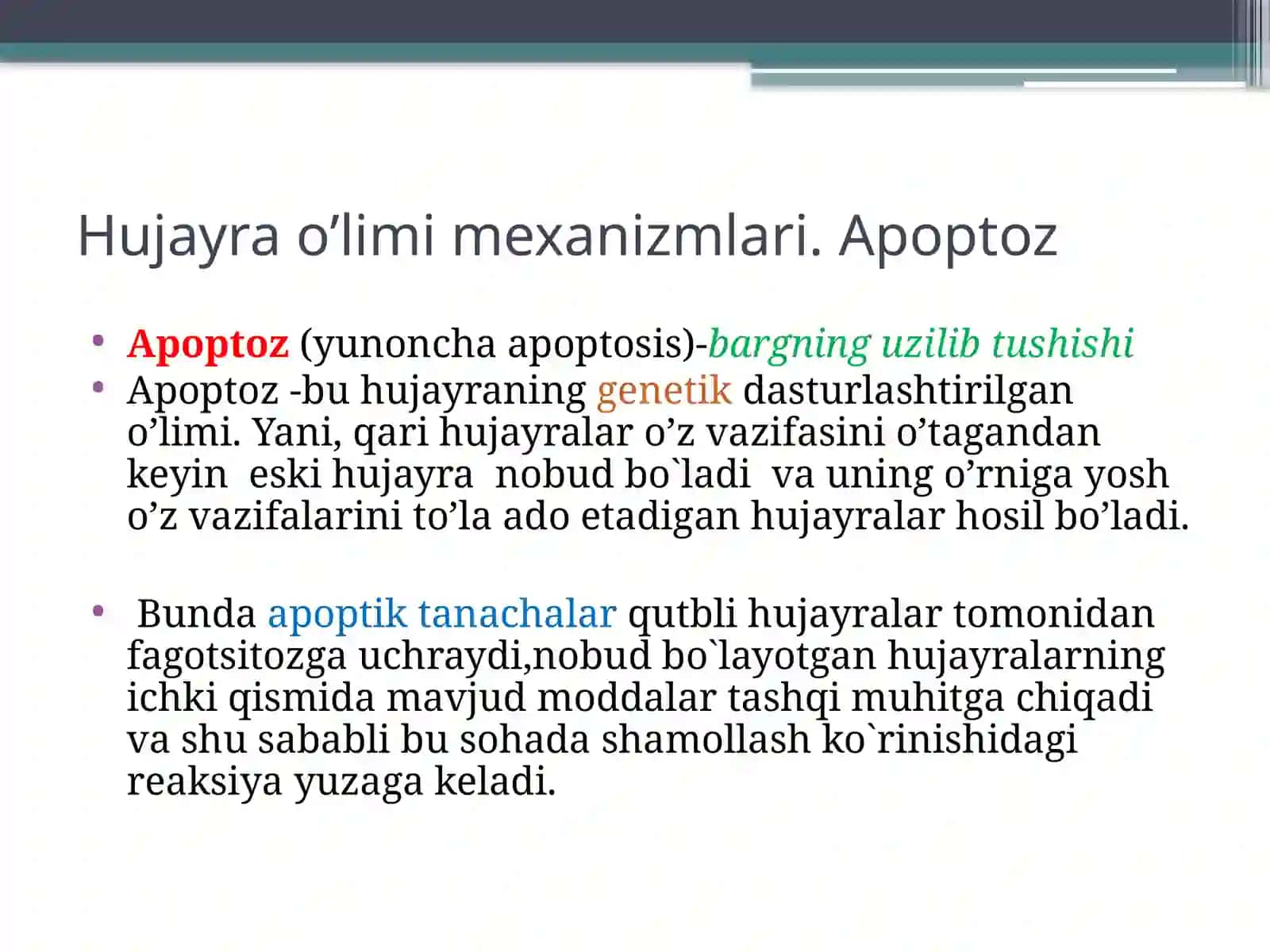Apoptozmexanizmlari 2